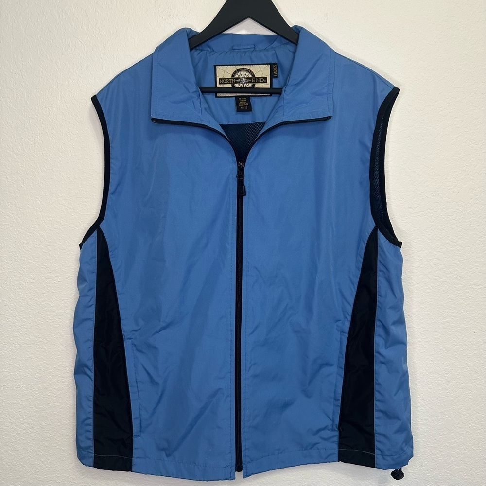 North End Ladies All-Climate Blue Windbreaker Vest – Size XL